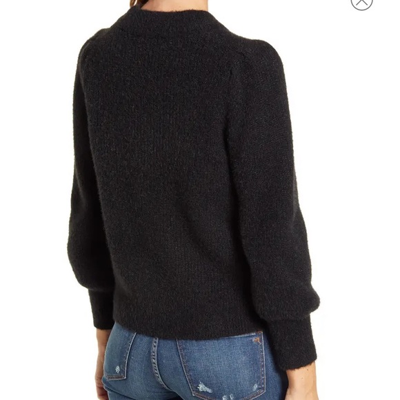 Madewell Eaton Puff-Sleeve Pullover Sweater - Picture 4 of 6